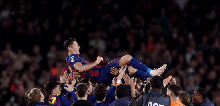 Lewandowski bids farewell to Barcelona: He will always remain in my heart