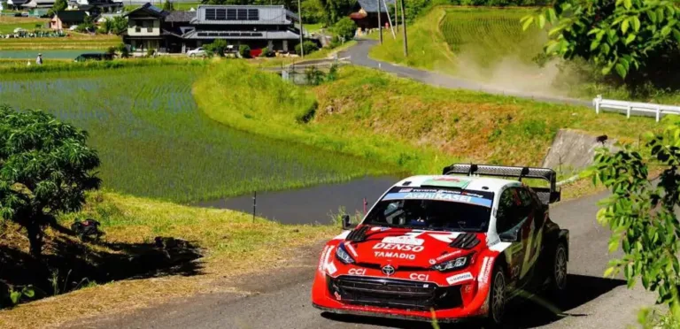 Toyota dominates the Japan Rally by occupying the top four positions