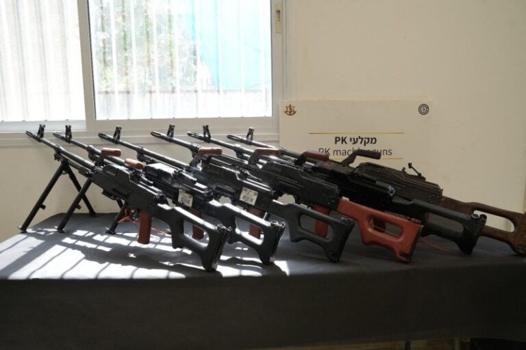 More than 7,500 weapons…the Israeli army reveals new details about its operations in the south (photos)