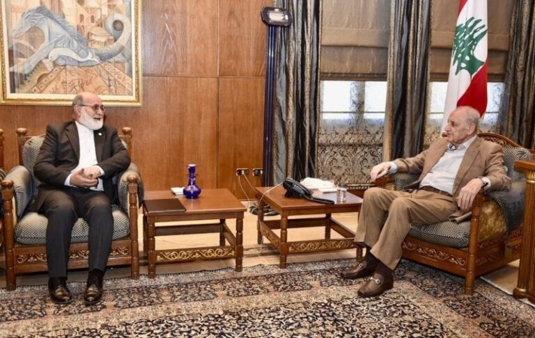 Ain al-Tineh keeps pace with developments… Berri receives the Chargé d’Affaires of the Iranian Embassy