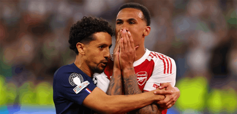 After missing the most expensive penalty kick.. What did Marquinhos say to the Arsenal player after the end of the Champions League?