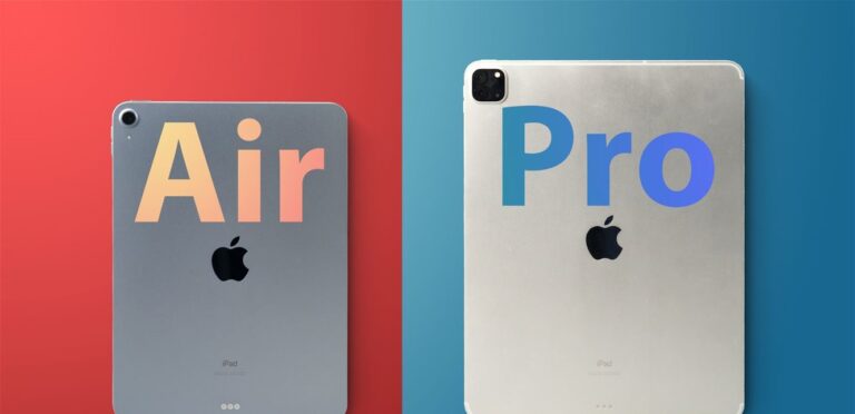 Fundamental differences…exclusive features that give the iPad Pro complete superiority over the iPad Air