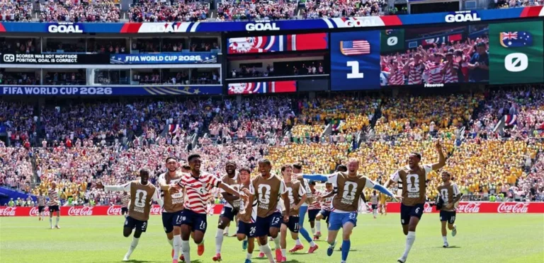 America advances to the round of 32 after its victory over Australia