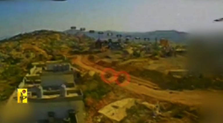 Babes in the sky and missiles on the ground… Hezbollah publishes scenes from its recent targets (video)
