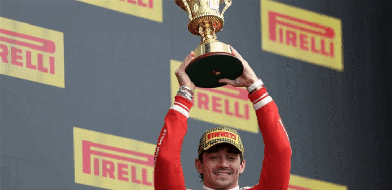Leclerc returns to victory in chaotic British race