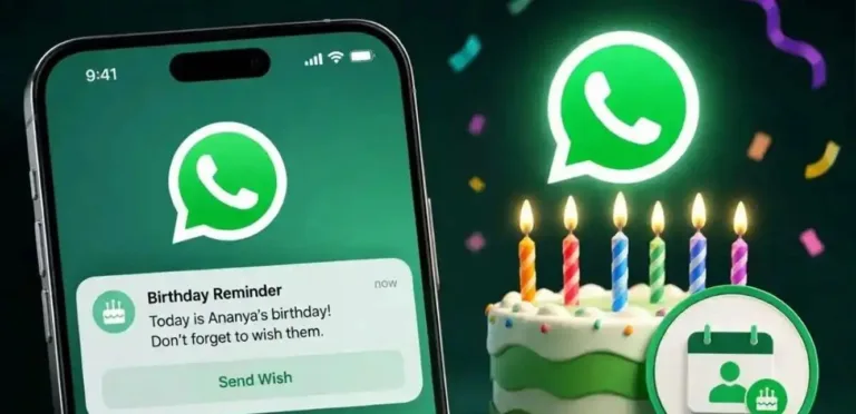 A new feature in WhatsApp.. You will not forget your friends’ birthdays