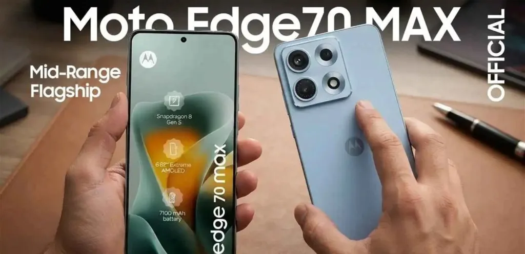 With competitive specifications and price.. Motorola is preparing to launch the Edge 70 Max