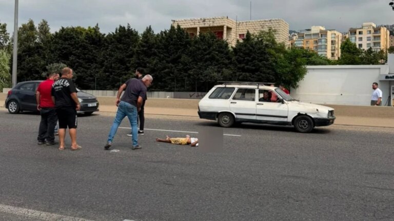 He hit a girl and ran away…a tragic accident on the Jbeil Highway