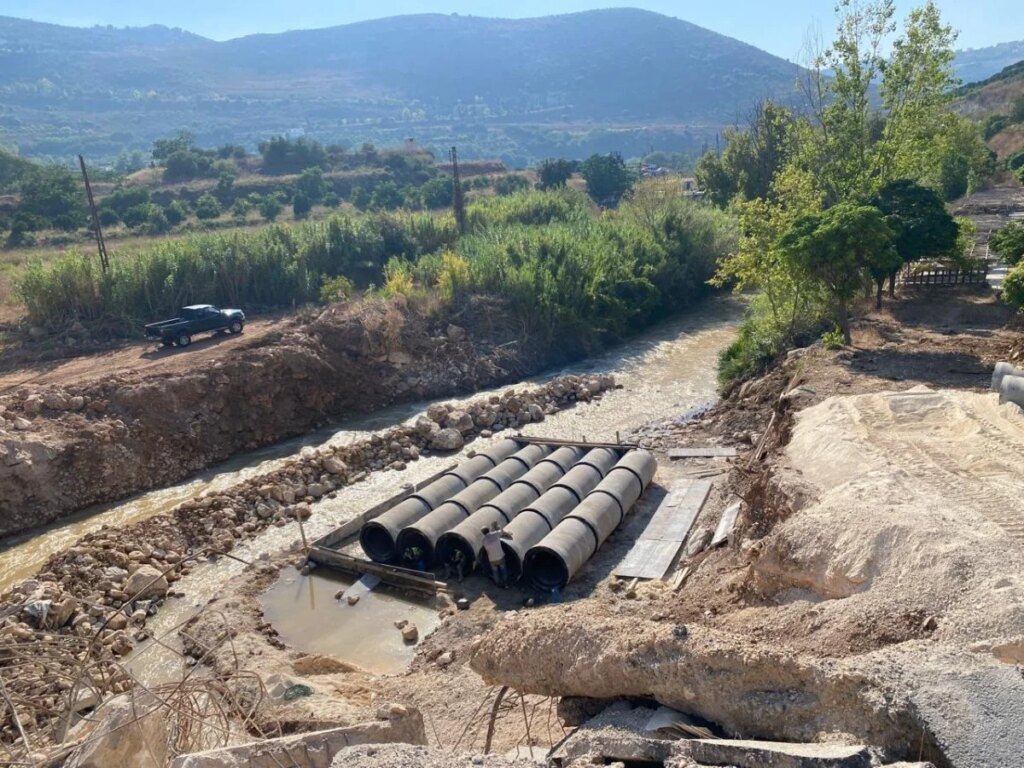The bridge was destroyed…a new crossing reconnects the south