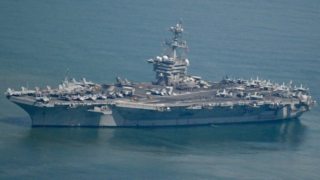 “George Washington” intervenes… America strengthens its grip in the Arabian Sea