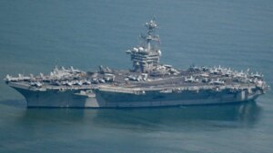 “George Washington” intervenes… America strengthens its grip in the Arabian Sea