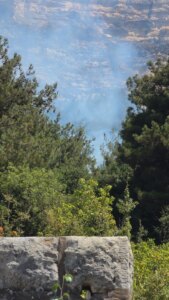 The forests of Ehden are on fire again… Civil Defense is in a race with the flames