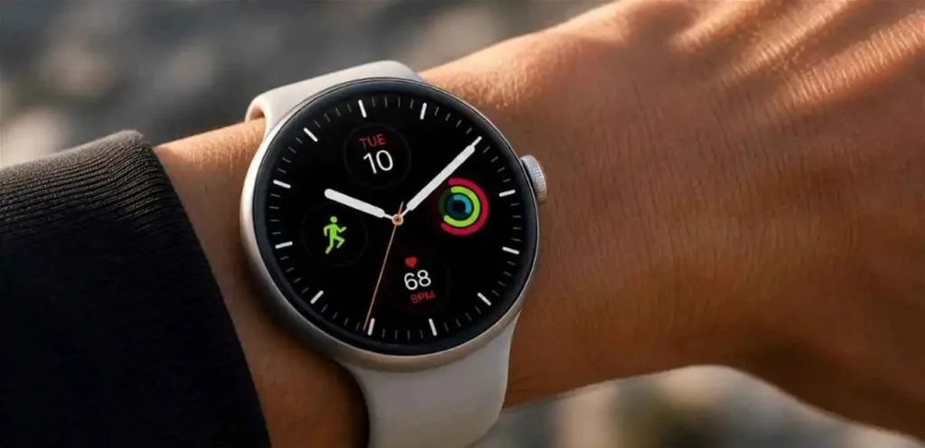 A circular watch and a health device without a screen from Apple
