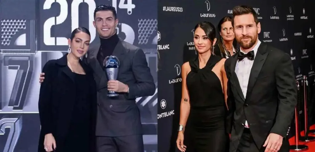 Did Messi congratulate Ronaldo after his marriage to Georgina?