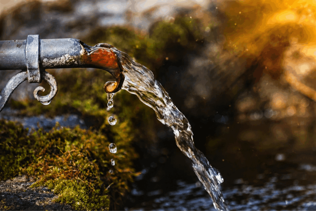 An emergency malfunction in the Sidon-Jezzine irrigation project.. Water will be cut off for 4 days