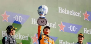 Norris returns from vacation with an exciting victory in Holland