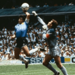 The “Hand of God” ball sold for $3.3 million