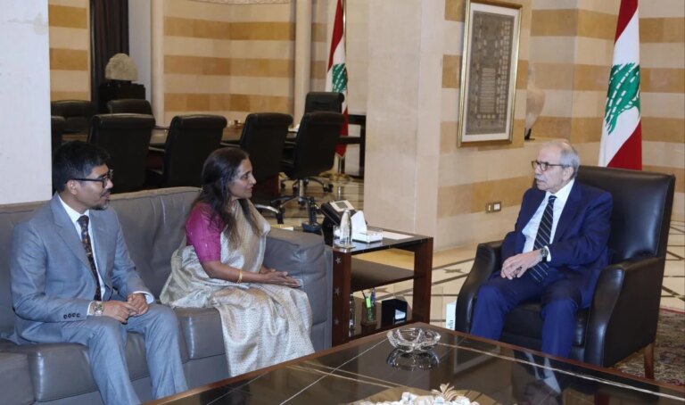 Salam discusses with India the strengthening of bilateral relations and the issue of sabbaticals for Lebanese professors