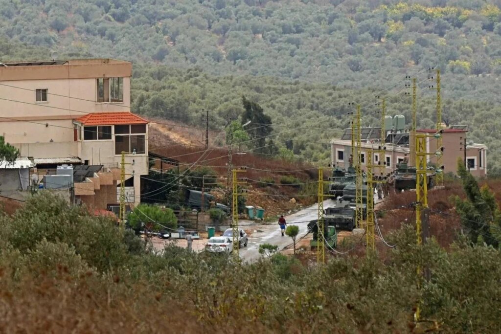 An Israeli military alert near the olive groves, and the municipality of Deir Mimas warns residents