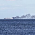 A tanker was targeted by an unknown projectile amid escalating tension in the Strait of Hormuz