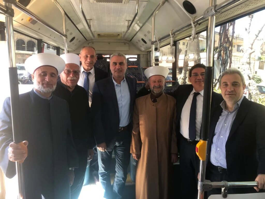 Shared transportation buses break the isolation of Rashaya and the Western Bekaa with experimental trips