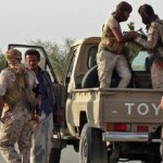 Arabization of Bab al-Mandab: 3 hours of confrontations resulting in an air strike and destroyed Houthi vehicles