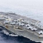 New American military reinforcements in the region in anticipation of Strait of Hormuz tensions and the naval blockade