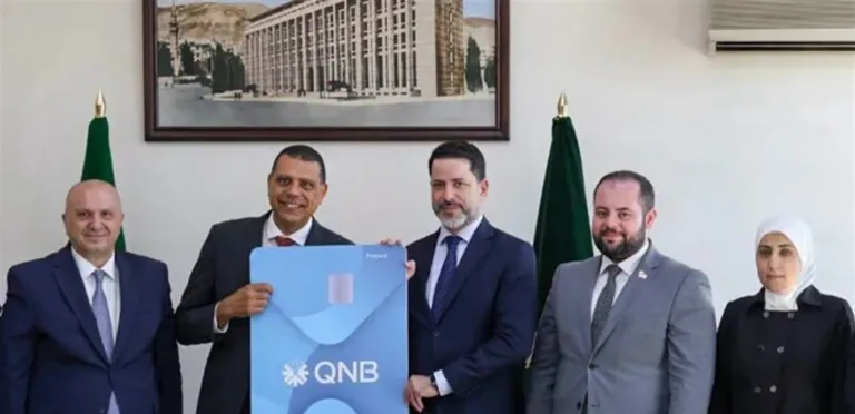 After a 15-year hiatus.. the launch of the first local payment card with international specifications in Syria