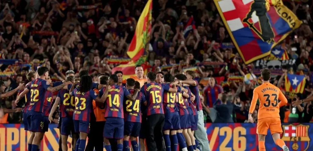 Barcelona is out of the mix and is at the top of the Spanish League