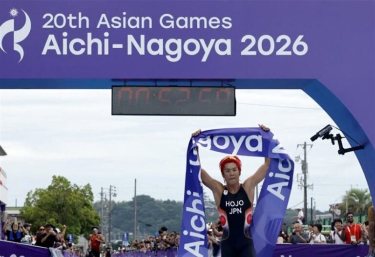 Japan wins its first historic gold medal on home soil in the Asian Games