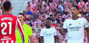 An explosive atmosphere in the Madrid derby: Bellingham attacks Romero, protecting the memory of Messi