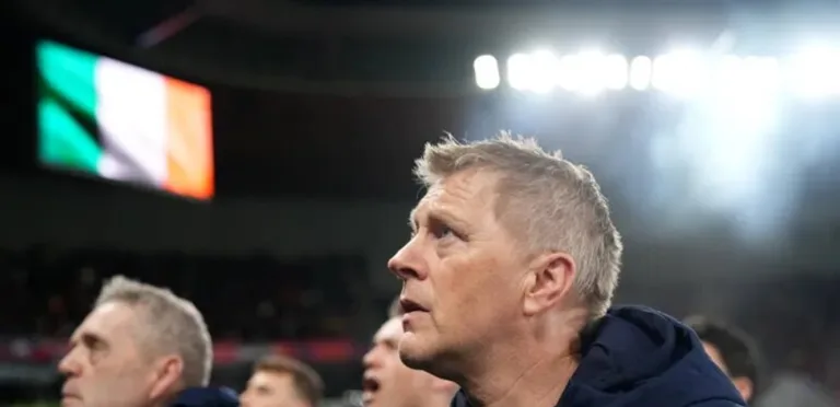 A high-profile Irish defense of the national team coach against the backdrop of his statements regarding Gaza