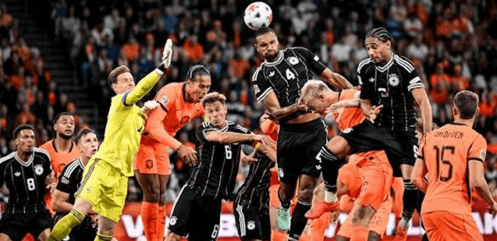A fatal header by Khakpo gives the Netherlands a valuable draw against Germany and Greece takes the lead