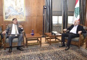 Berri and Al-Hout discuss the role of “Middle East” amid the current challenges