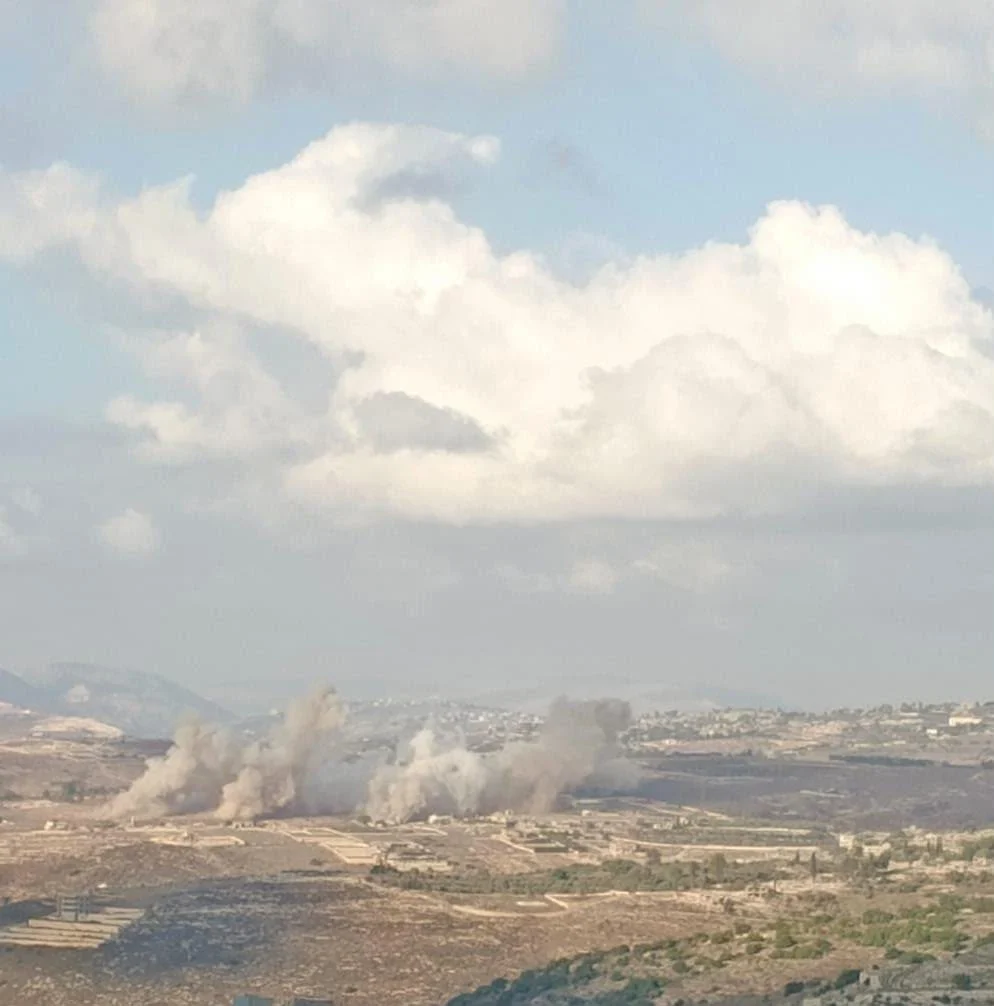 A series of bombings hit southern Lebanese towns and renewed shooting operations near Kfar Shuba
