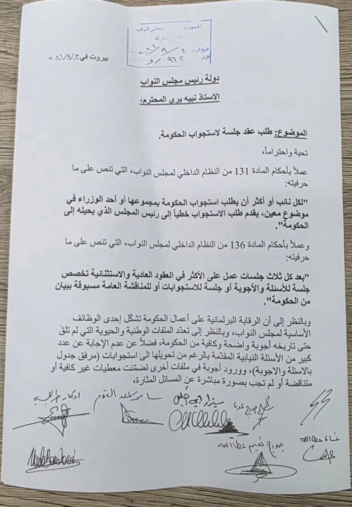 An interrogation request shakes the Council…the movement’s representatives confront the government (photos)