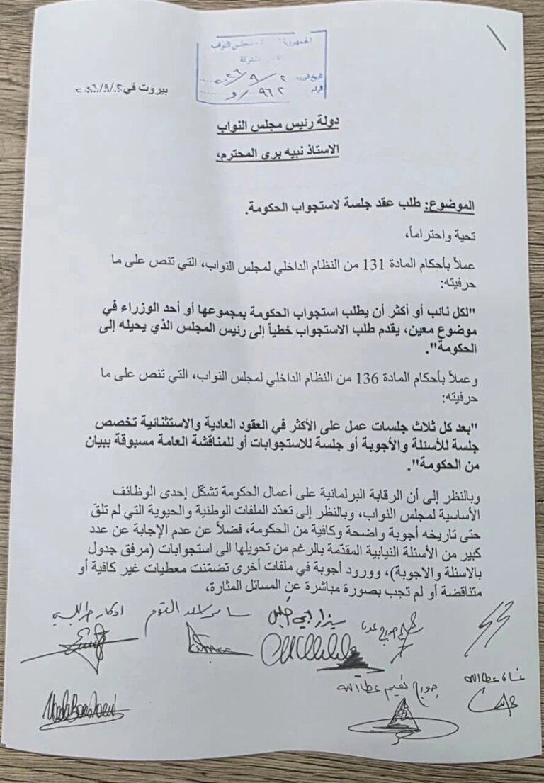 An interrogation request shakes the Council…the movement’s representatives confront the government (photos)