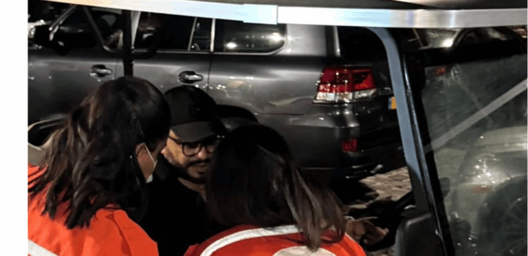 While in Lebanon…an Egyptian artist suffered a severe case of poisoning and was taken to the hospital (photo)