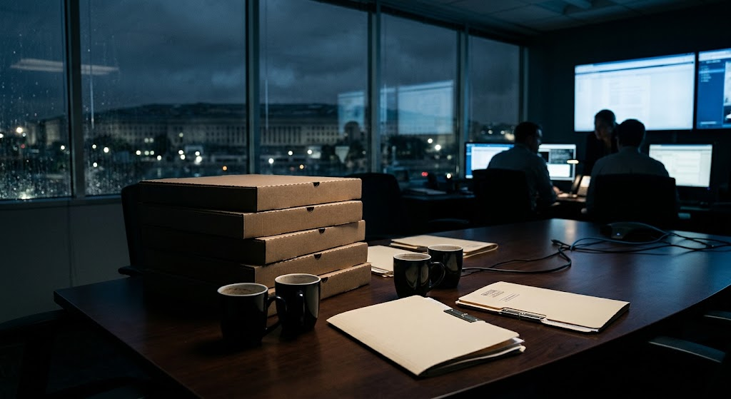 A harbinger of war in a pizza box… a sudden return of Trump and an unprecedented alert in the Pentagon!