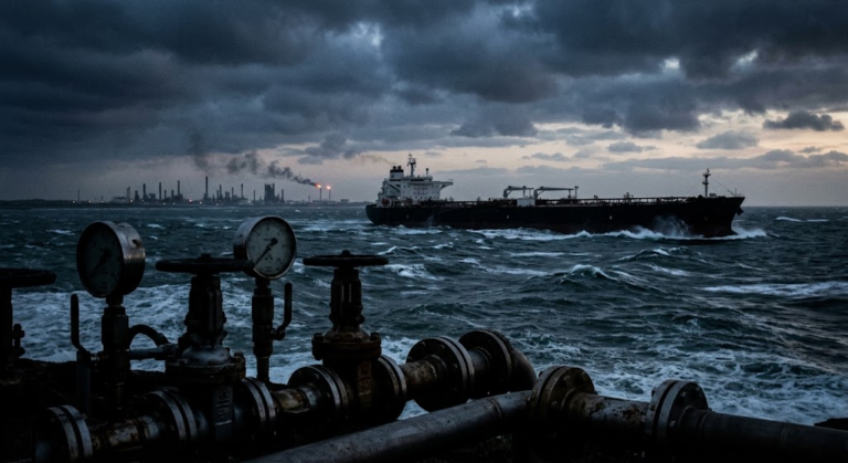 Why is the price of oil declining globally while gasoline and diesel prices remain high in Lebanon?