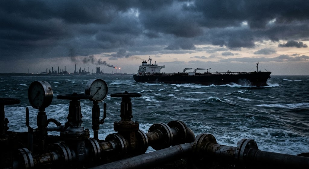 Why is the price of oil declining globally while gasoline and diesel prices remain high in Lebanon?
