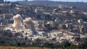 The occupation artillery expands its bombing range towards the towns and valleys of the south