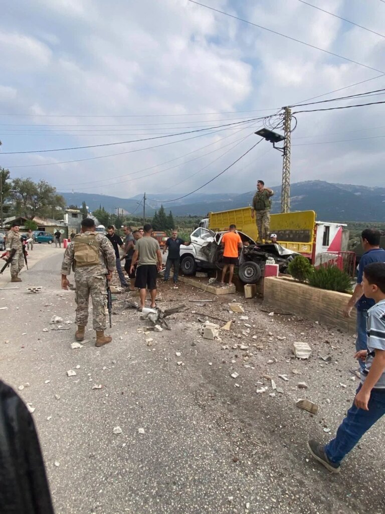 Crossing the barrier led to collision with the cement divider