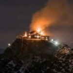 Modern-day fires devour Hitler’s historic “Eagle’s Nest.”