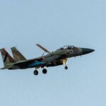 Israeli fighters fly towards the Iranian border on a mysterious mission