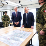 A terrifying fire sweeps through a Canadian military base in a disaster that has not been repeated in a quarter of a century