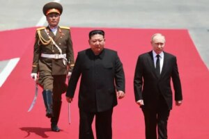A birthday message in the wake of war.. Kim renews his pledges to support Putin