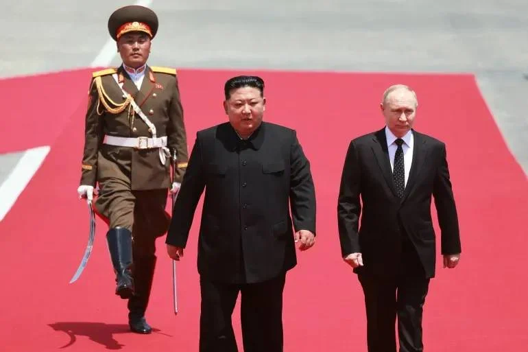 A birthday message in the wake of war.. Kim renews his pledges to support Putin