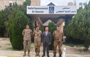 Strengthening the health sector in Dinniyeh: The army provides the government hospital with additional support