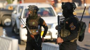 A security operation in Baghdad leads to a weapons store after the release of kidnapped persons